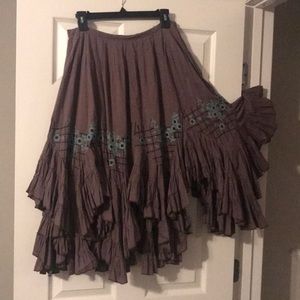 Full boho skirt